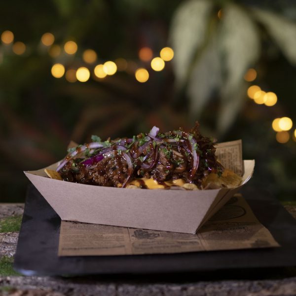 Aristocracy Nachos con Pulled Pork