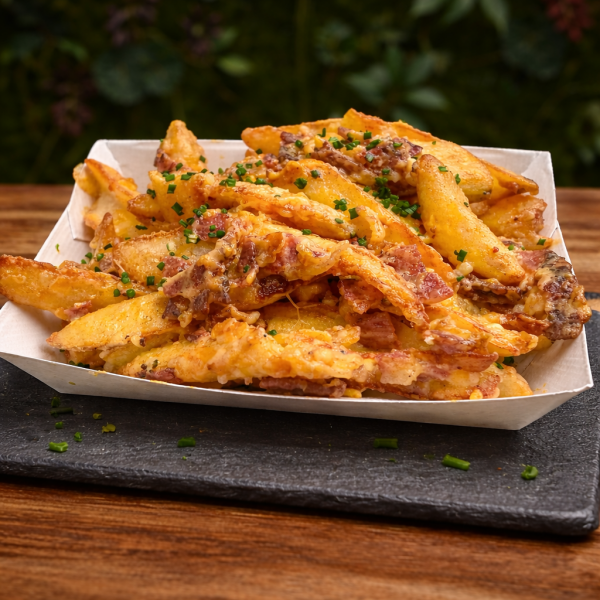 Patatas bacon cheese